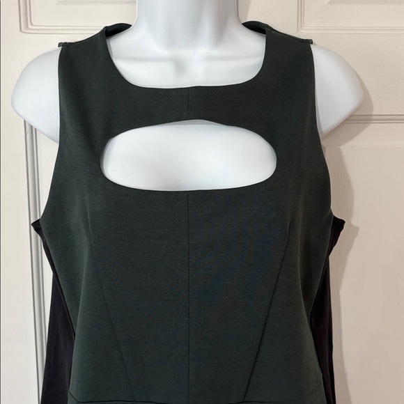 Missoni Dark Green Sleeveless Mini Dress L - Picture 2 of 7